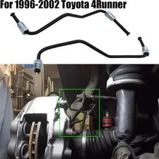 Black Brake Tube Line Hose Pipe Front Left & Right For 1996-2002 Toyota 4Runner