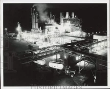 1966 Press Photo Construction of Kenai chemical plant in Alaska - lrb34002