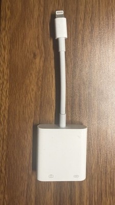 Apple Lightning to USB Camera Adapter White for iPhone iPad iPod MD821AM/A