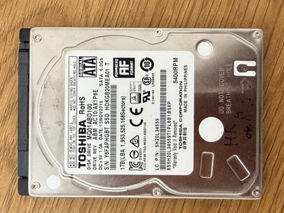 Toshiba 1TB HDD Festplatte 2,5'' | MQ01ABD100 | SATA 6.0 Gb/s | 5400 RPM
