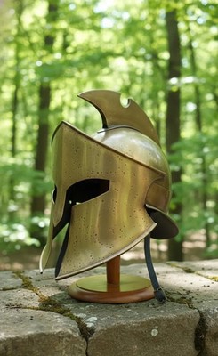Spartan Helmet 300 Leonidas Warrior Greek Armor LARP Cosplay Display