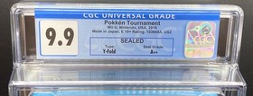 Pokken Tournament CGC 9.9 A++ Nintendo Wii U Sealed New Graded 2016