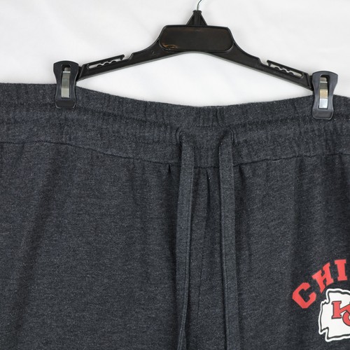 Pantaloni da jogging Kansas City Chiefs uomo XL grigio NFL calcio pigiama abbigliamento squadra - Foto 3 di 12