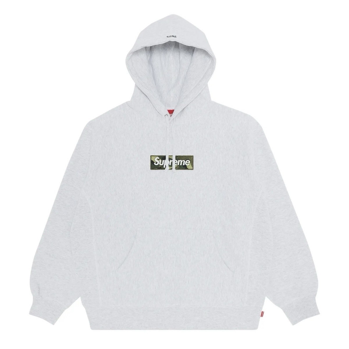 TTTMSW 25AW Camo logo hoodie（ASH） Supreme Box Logo Hooded Sweatshirt Hoodie Camo Ash Grey FW23 Men's