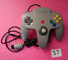 Nintendo 64 N64 Official Controller Grey Tested & Working!