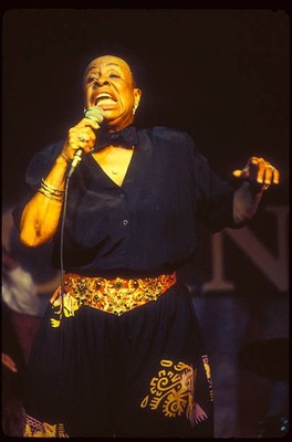 Betty Carter American jazz singer during a concert June 25 1991 Old Photo 9