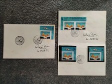 2 Timbres Neufs + Oblitérés 1er Jour / Le Canadair / Dédicacé / Papier Velin 