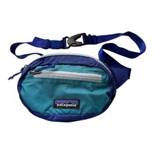 Patagonia Ultralight Black Hole Mini 1L Hip Pack Blue Adjustable Strap EUC