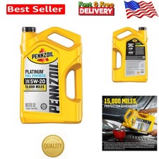 Platinum Full Synthetic 5W-20 Motor Oil - 5 Quart, Maximum Engine Protection 39.51 per gallon