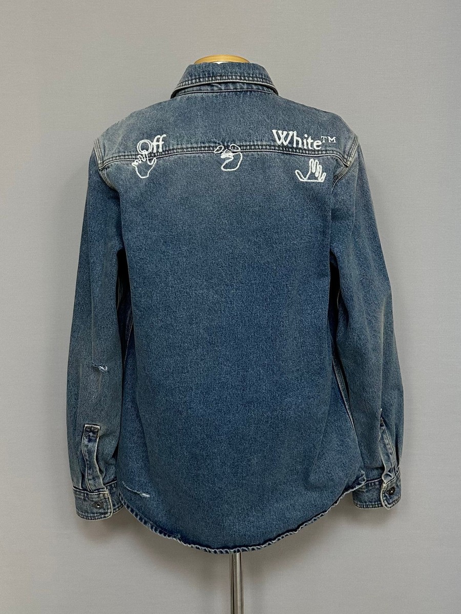 Off White Denim Jacket (100) | eBay Off White Denim Jacket (100) | eBay
