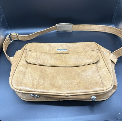 Vintage Samsonite Leather Bag / Shoulder Bag / Brown
