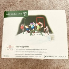 Department 56 Frosty Playground 56846 Elf Land North pole Series Working NIB
