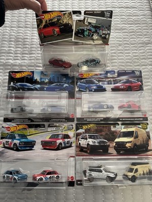 Lot Of 5 Hot Wheels Premium Car Culture 2-Pack Lambo  Lancer Eclipse Skyline Nis
