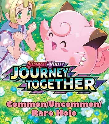 PICK YOUR CARD! Scarlet & Violet: Journey Together - Common/Uncommon/Rare Holo