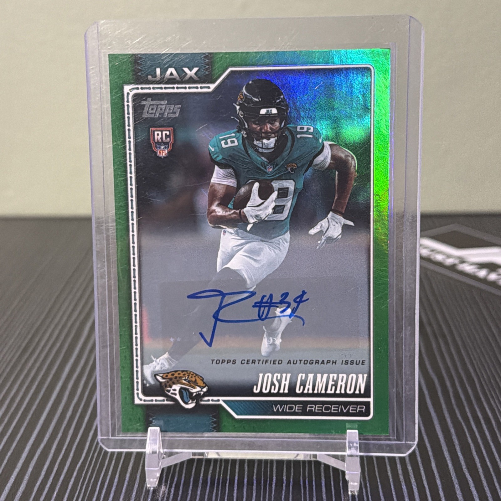 2026 Topps Flagship Josh Cameron Green RC Auto /99 JAGUARS #387 