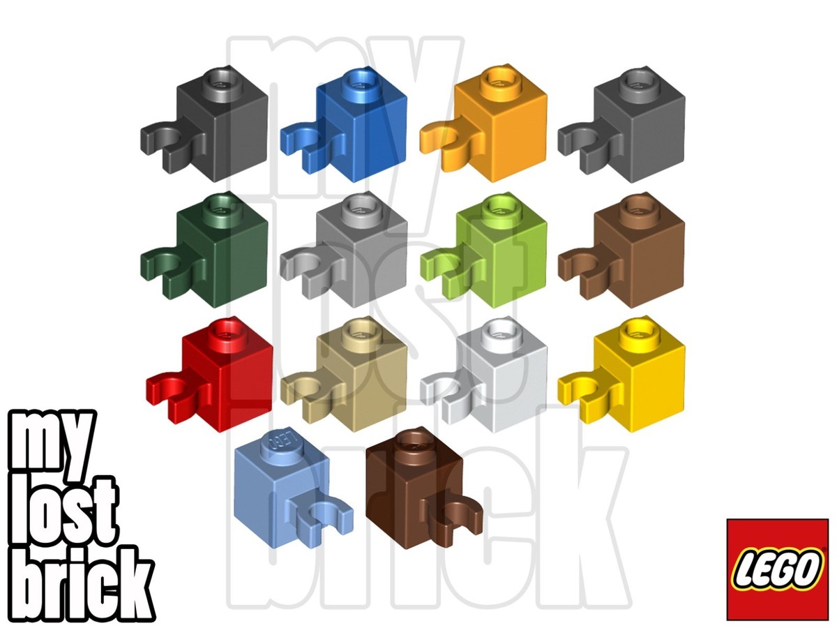 LEGO Part 60475 Bricks 1x1 with Clip on Side NEW +SELECT COLOUR  QUANTITY