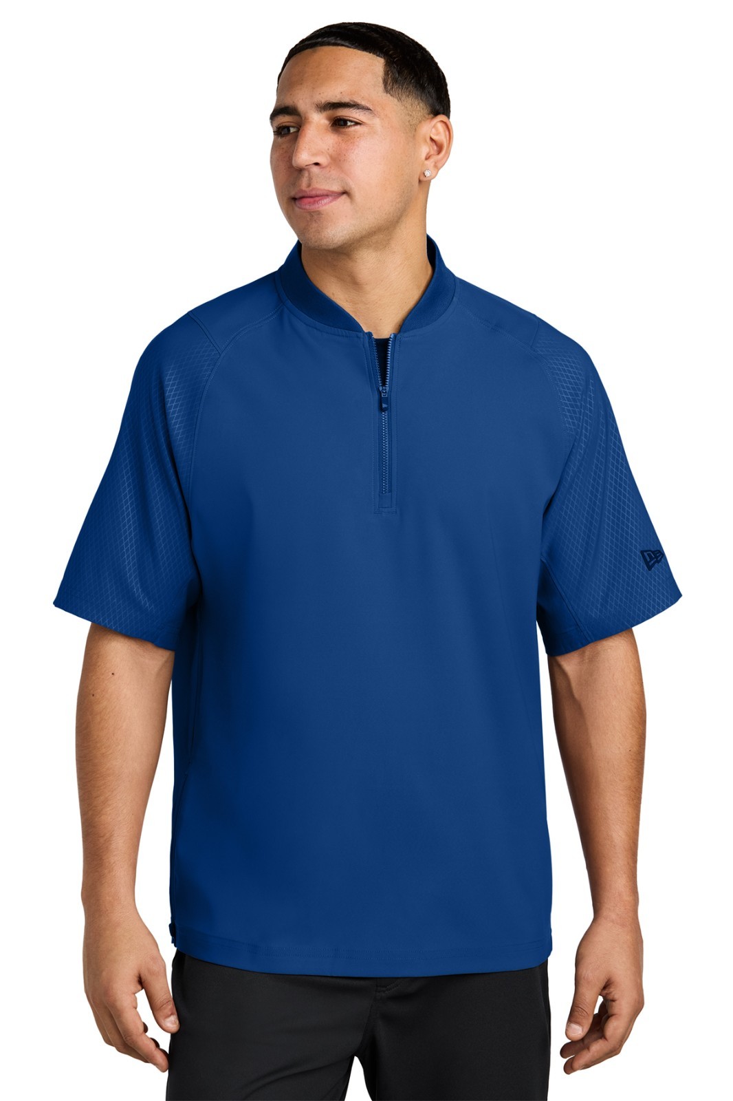 New Era  Cage Short Sleeve 1/4-Zip Jacket. NEA600
