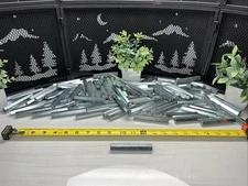 80 QTY! BULK- Zinc Plated Steel Female 3/8” ID Hex standoffs Thread x 2 1/2” L