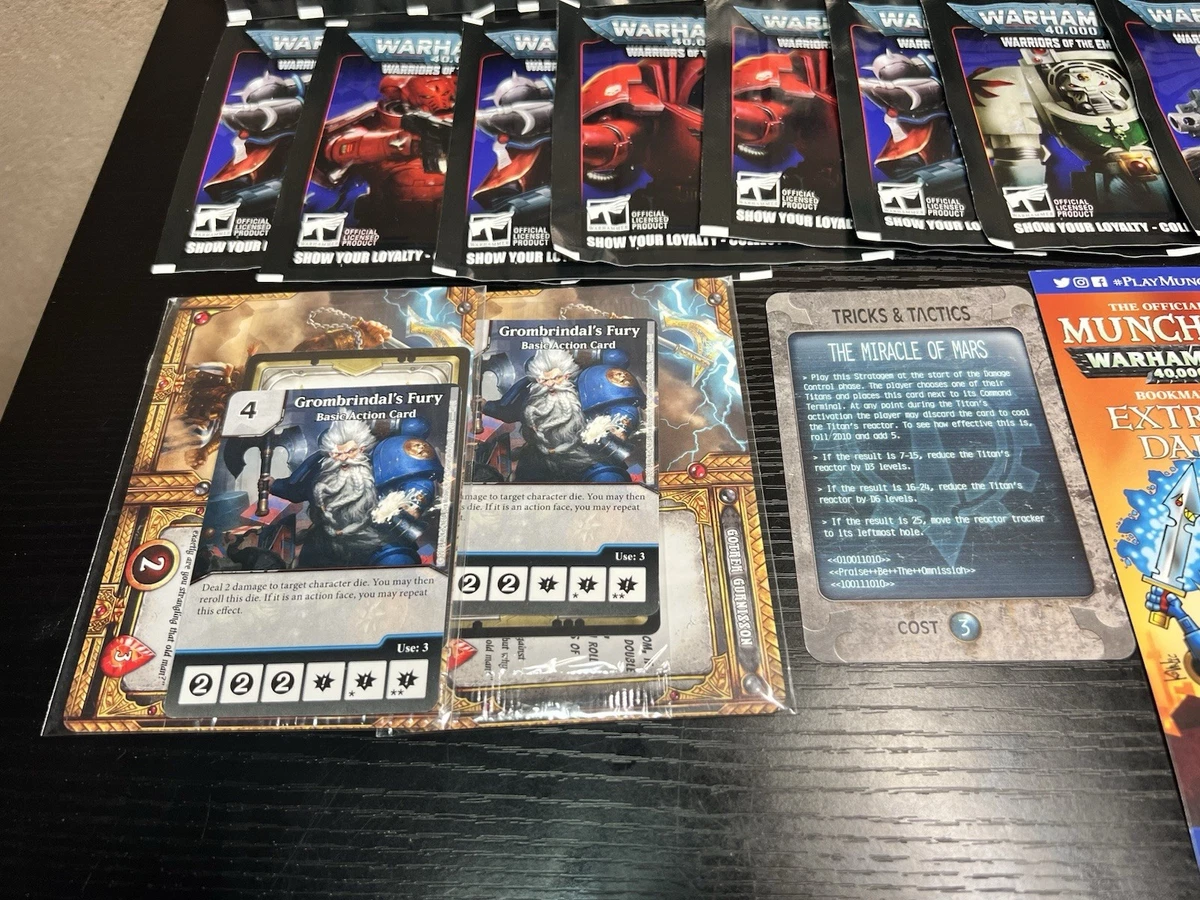 Warhammer 40,000 - Panini Sticker Collection 20 Sealed Packs & Promo Cards