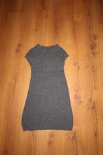 Mudd Short Sleeve Sweater Dress Cowl Neck - Size L Gray