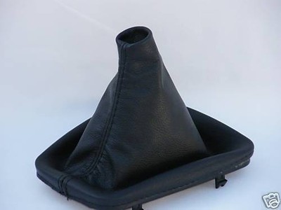 PASST FÜR BMW E21 SCHALTMANSCHETTE LEDER GAMASCHE NEU SCHWARZ MASSGESCHNEIDERT NEU MADE IN UK