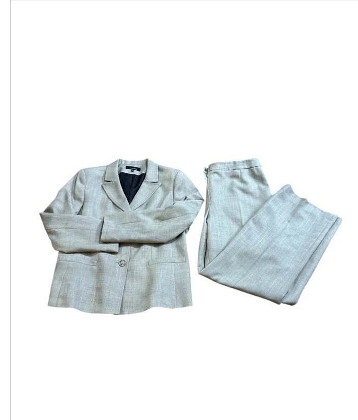 Pantalón/traje de dos piezas de poliéster talla 14 Jones Wear Foto 4 de 4