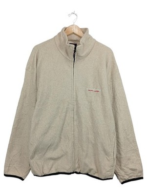 Chaps Ralph Lauren Fleecejacke Herren Beige Gr. 52 XL Outdoor