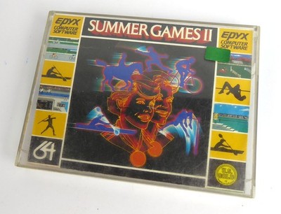 Commodore 64 C64 Spiel -- SUMMER GAMES 2 II (U.S. Gold/Epyx) -- Tape