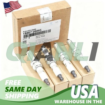  GENUINE  Spark Plugs 4PCS for 2017-2024 Kia Forte Seltos Soul 2.0L 1886709095