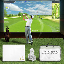 Golf Simulator Impact Screen, 4Mm Thick HD Golf Impact Screen for Indoor Outdoor