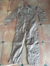 NEW US Military Flyer's Coverall CWU-27/P Flight Suit Aramid, Size 46R Navy AF