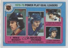 1979 Topps League Leaders Marcel Dionne Lanny McDonald Paul Gardner #5 HOF ue3