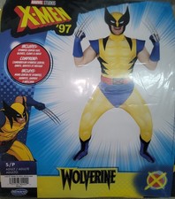 Classic Marvel X-Men Wolverine 97" Adult Size Small Halloween Costume Deluxe NEW