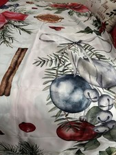 PRICE DROP FREE SHIPPING Christmas Shower Curtain 100 Polyester 72  x72  NWOT
