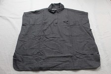 Jaanuu Women's Acta Oversized Collared Scrub Top JK5 Heather Gray Size XL NWT