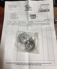 Retro Manufacturing Chrome Metal Pair of Dash Cups Nova Style