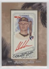 2018 Topps Allen & Ginter Mini Framed Red Ink 5/10 Austin Meadows Auto 8j4