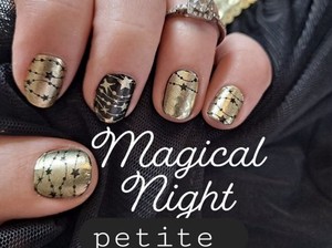 Color Street Petite Magical Night 100% Real Nail Polish Strips Colorstreet