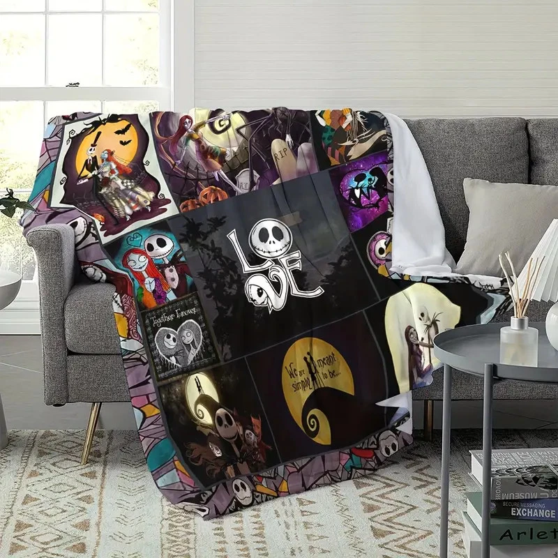 Disney The Nightmare Before Christmas Fleece Blanket, Cartoon Blanket