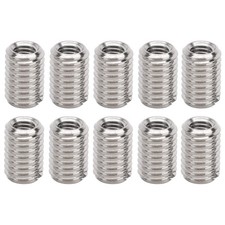 M5 To M8 Thread Adapter Insert Stainless 303 Stainless Steel 10Pcs Thread