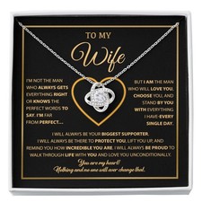 To My Wife Necklace, Gift For Wife, Anniversary Gift For Wife, Necklace For Wife