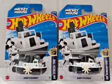Hot Wheels Disney Mickey Mouse Steamboat 2025 HW Screen Time Lot Set of 2 NEW