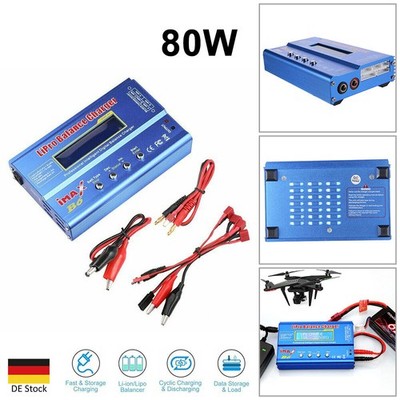 IMAX B6 LCD-Bildschirm Digital RC Lipo NiMh Akku Balance Ladegerät Lader Charger
