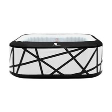 PISCINA VASCA IDROMASSAGGIO MINIPISCINA DA ESTERNO RISCALDATA 185CM 132GETTI SPA