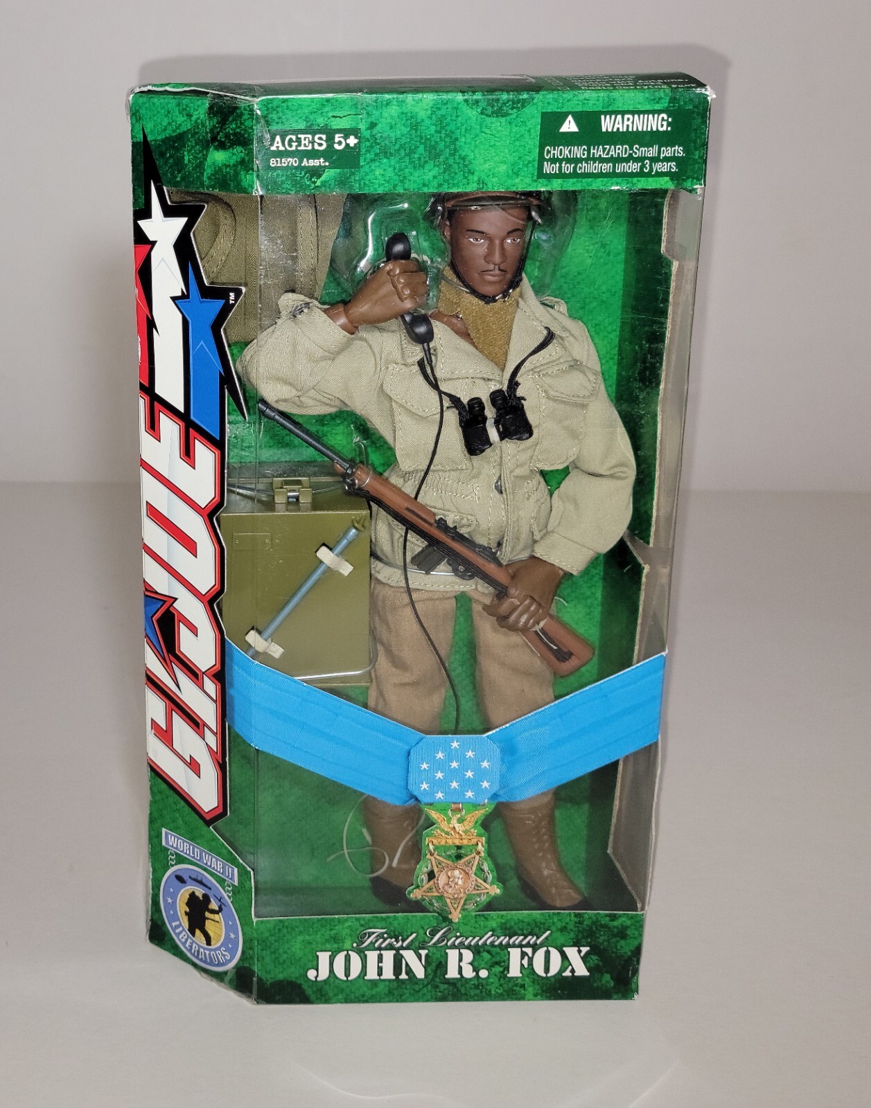 GI JOE MEDAL OF HONOR JOHN FOX HOT ULTIMATE SOLDIER TOYS DRAGON WWII RARE NEW