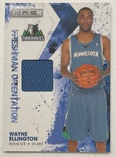 2009-10 Wayne Ellington Panini Rookies Stars #243/299 Freshman Orientation Relic