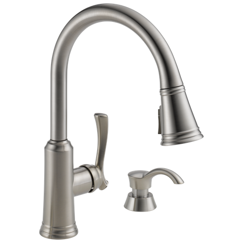 Delta Lakeview PullDown Kitchen Faucet in Stainless Certified