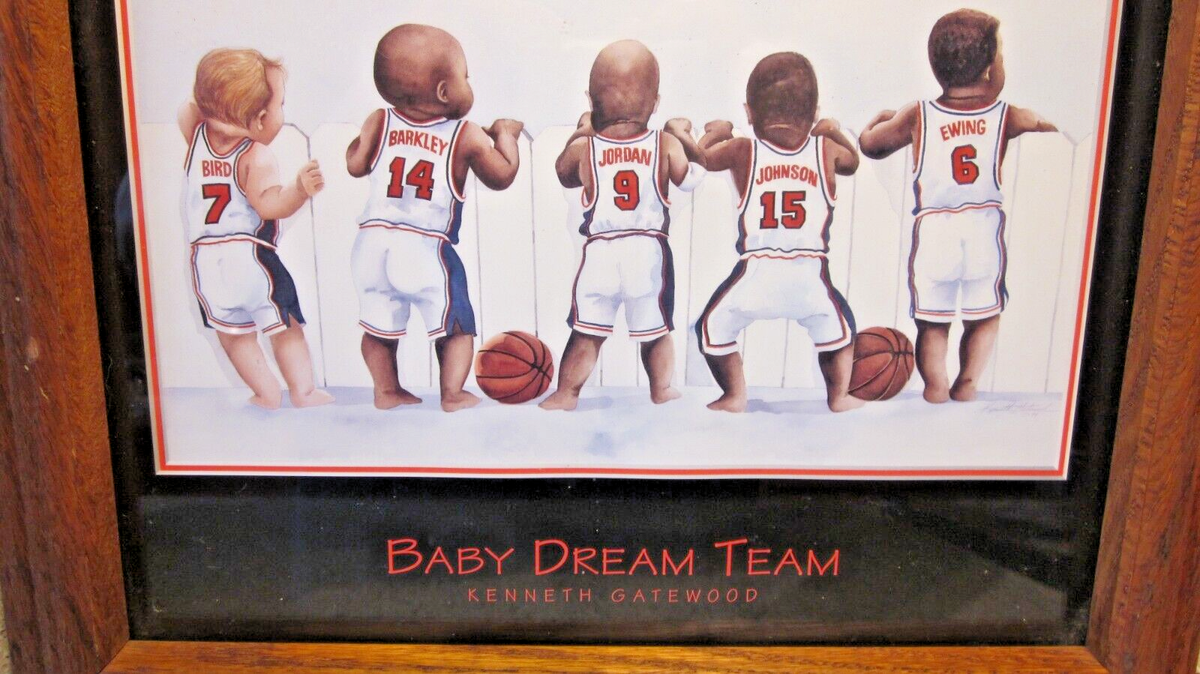 Baby Dream Team by Kenneth Gatewood Michael Jordan Bird Barkley