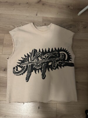 Travis Scott Utopia Merch A3 Crewneck. CROPPED,CUT SLEEVES |SHIPS ASAP WORN ONCE