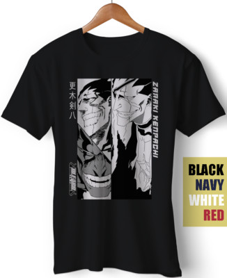 Zaraki Kenpachi Bleach Anime Manga Kurosaki Ichigo Bankai Funny Gift T-Shirt